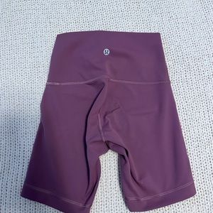 Lulu Lemon Wunder Under 6” Biker Shorts